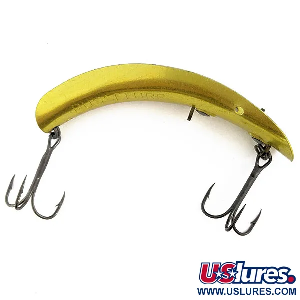 Vintage   Russelure 3 , 1/4oz Gold fishing lure #16704