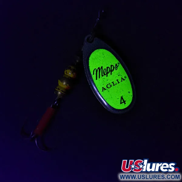 Vintage   Mepps Aglia 4 UV, 1/3oz  spinning lure #16737