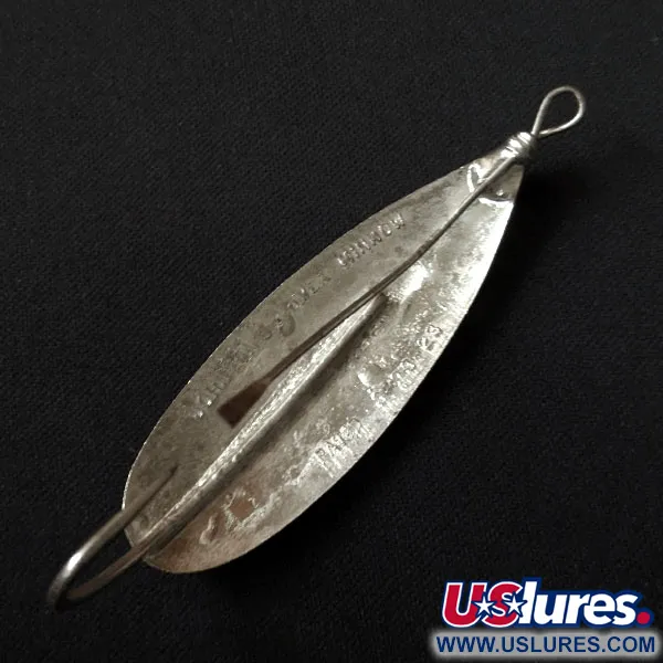 Vintage   Johnson Silver Minnow weedless, 1/3oz Silver fishing spoon #16745
