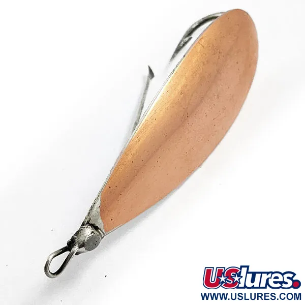 Vintage   Johnson Silver Minnow, 2/5oz Copper/Silver fishing spoon #16749