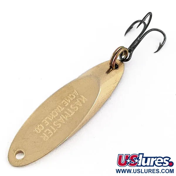 Vintage  Acme Kastmaster, 1/4oz Gold fishing spoon #17492