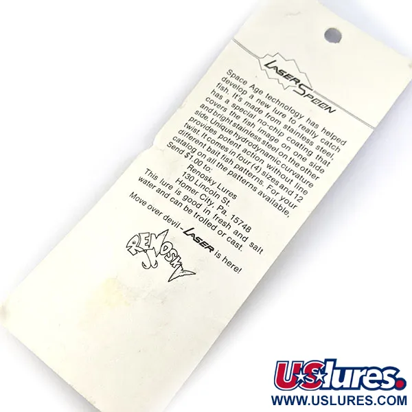  Renosky Lures Renosky Laser Spoon, 1/4oz  fishing spoon #20308