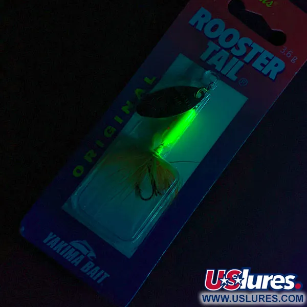  Yakima Bait Worden’s Original Rooster Tail, 1/8oz Clown spinning lure #16799