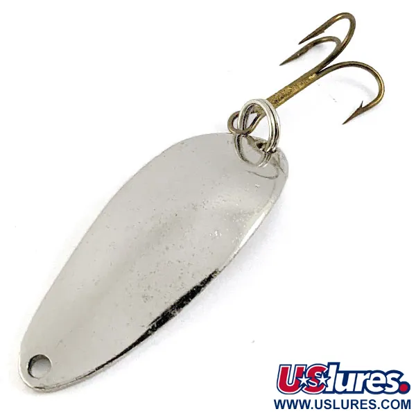 Vintage  Seneca Little Cleo (Hula Girl), 1/3oz Nickel fishing spoon #16807