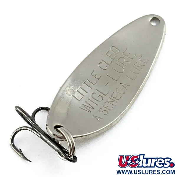 Vintage   Little Cleo Seneca, 1/4oz Nickel fishing spoon #16808