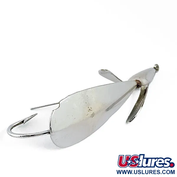 Vintage   Panther Martin Weed Wing, 2/5oz Nickel fishing spoon #16812