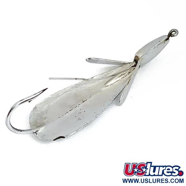 Vintage   Panther Martin Weed Wing, 2/5oz Nickel fishing spoon #16812