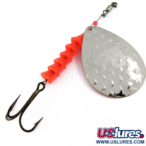 Vintage  Luhr Jensen Dave Davis 7, 3/5oz  spinning lure #16822