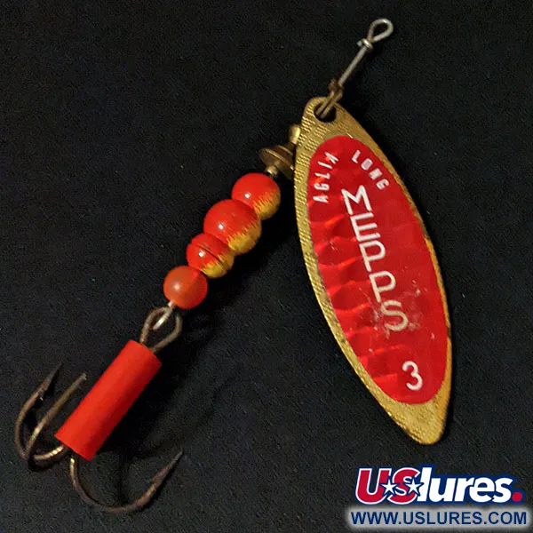 Vintage   Mepps Aglia Long 3, 2/5oz  spinning lure #16827