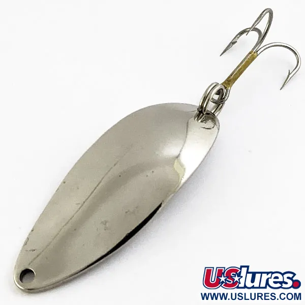 Vintage  Seneca Little Cleo (Hula Girl), 1/2oz Nickel fishing spoon #16829