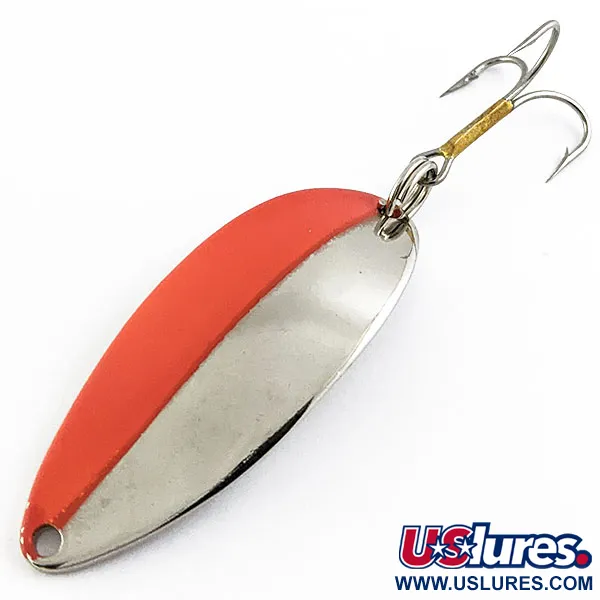 Vintage  Seneca Little Cleo (Hula Girl), 1/2oz Nickel/Red fishing spoon #16830