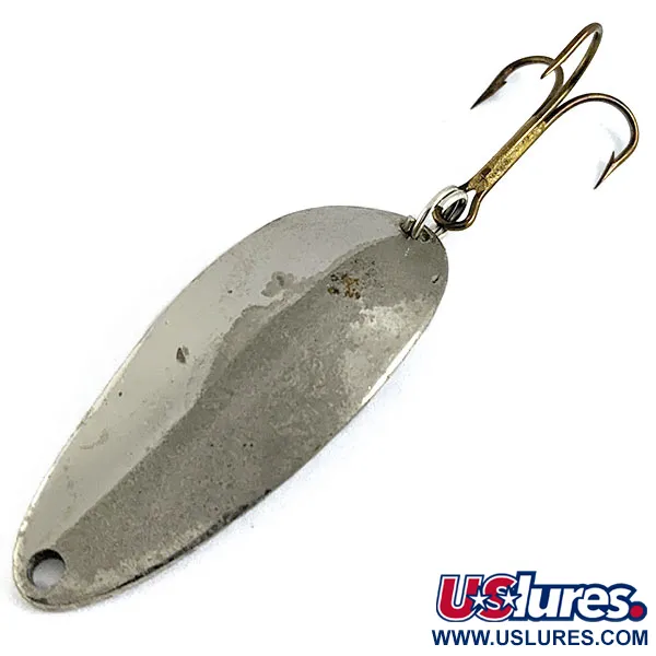 Vintage  Seneca Little Cleo (Hula Girl), 1/3oz Nickel fishing spoon #16873