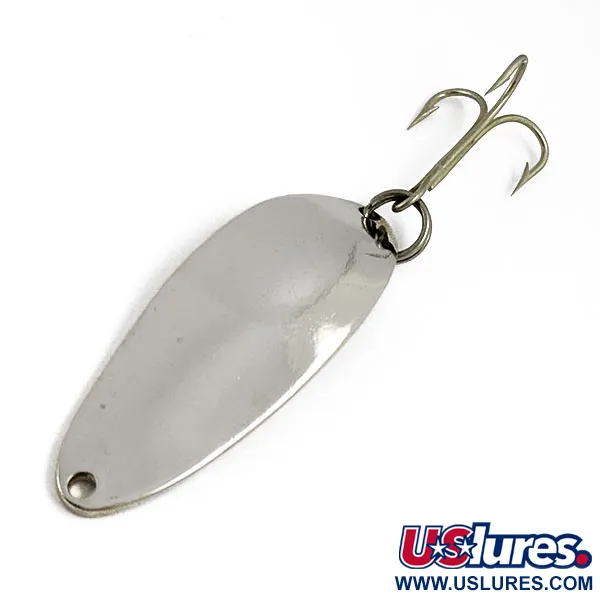Vintage  Seneca Little Cleo (Hula Girl), 1/3oz Nickel fishing spoon #16874