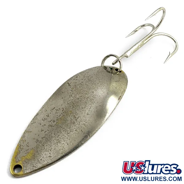 Vintage  Seneca Little Cleo (Hula Girl), 3/4oz Nickel/brass fishing spoon #16885