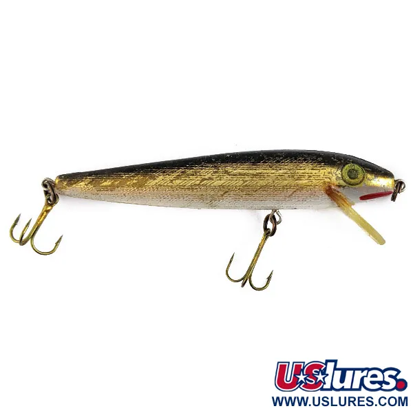 Vintage   Rebel Floater F9, 1/4oz Gold fishing lure #16899