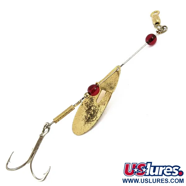 Vintage   Marathon June-Bug, 3/16oz Gold spinning lure #16917