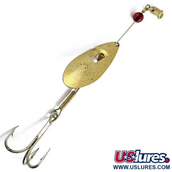 Vintage   Marathon June-Bug, 3/16oz Gold spinning lure #16917