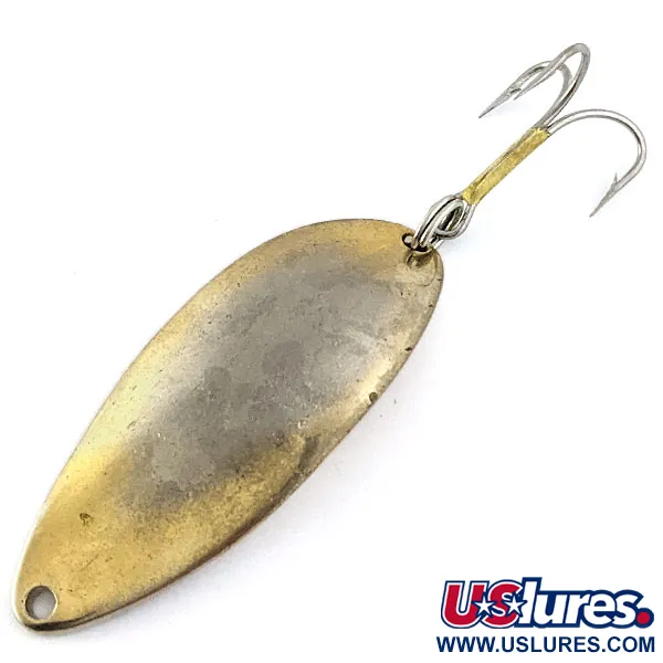 Vintage  Seneca Little Cleo (Hula Girl), 2/3oz Nickel/gold fishing spoon #16946