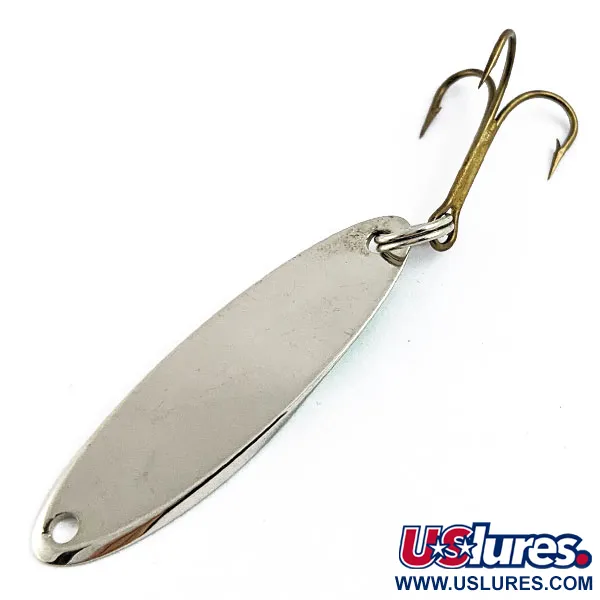 Vintage  Acme Kastmaster, 1/4oz Nickel/Green fishing spoon #16987