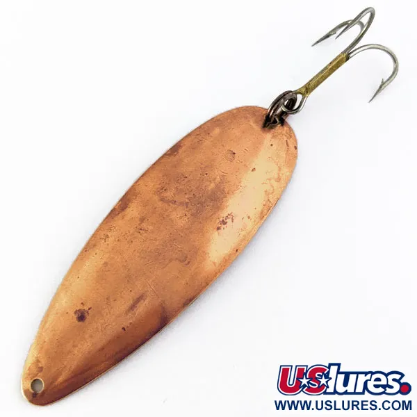 Vintage   Johnson Sprite, 3/5oz Copper fishing spoon #16997