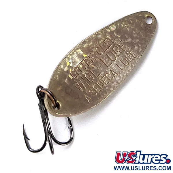 Vintage  Seneca Little Cleo Crystal, 1/4oz Crystal fishing spoon #17013