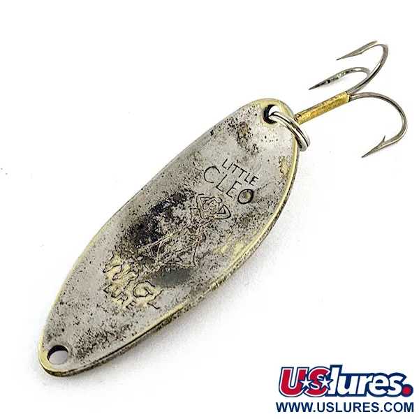 Vintage  Seneca Little Cleo (Hula Girl), 1/2oz Nickel fishing spoon #17075