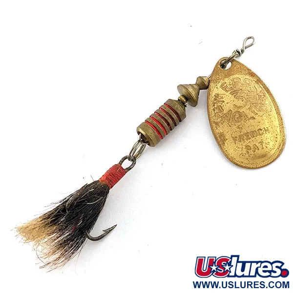 Vintage   Mepps Aglia 3 Dressed, 1/4oz Gold spinning lure #17081