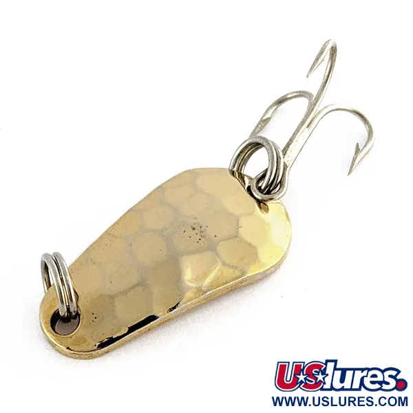 Vintage  Acme Wob-L-Rite, 1/8oz Gold fishing spoon #17084