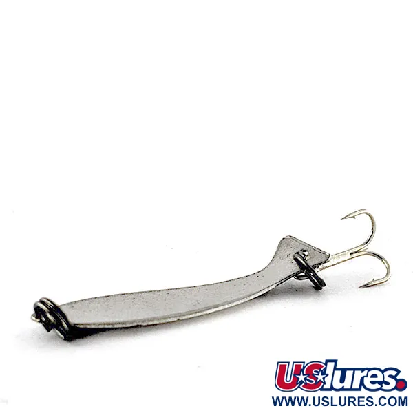 Vintage   Worth Fly Rod Demon, 3/64oz Black/White/Silver fishing spoon #17087