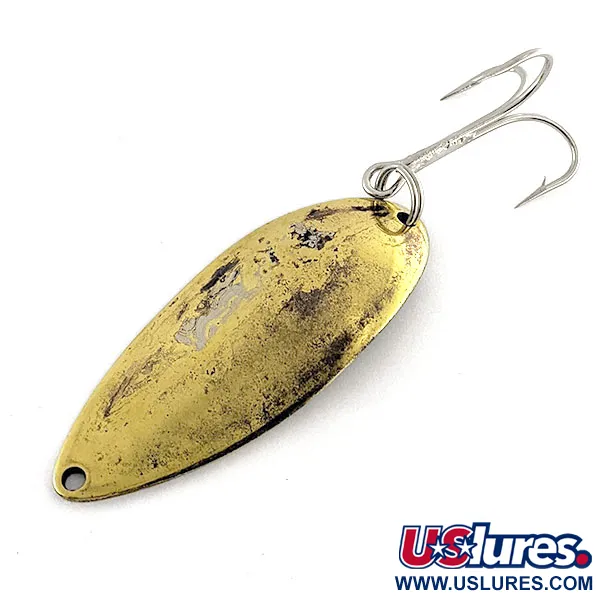 Vintage  Seneca Little Cleo (Hula Girl), 3/4oz Gold/copper fishing spoon #17097