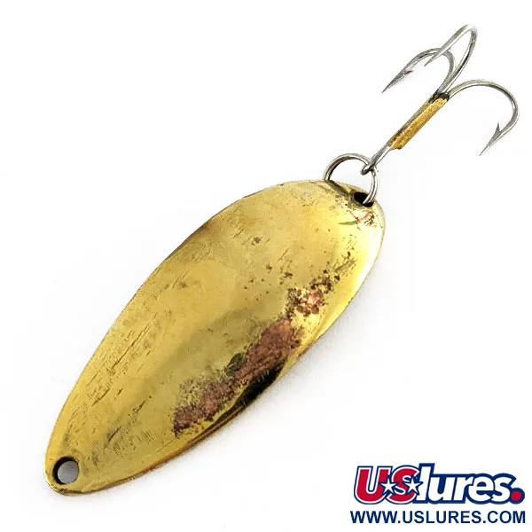 Vintage  Seneca Little Cleo (Hula Girl), 1/2oz Gold fishing spoon #17099