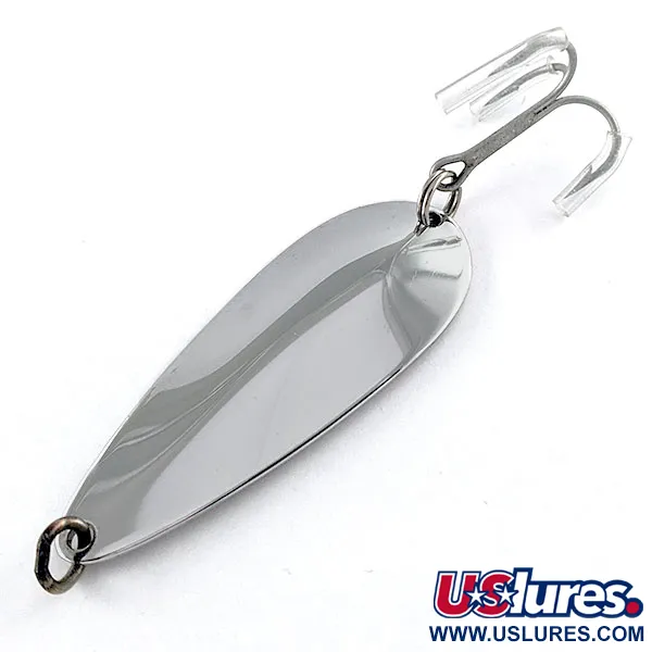 Vintage  Luhr Jensen Tony Accetta 7, 3/4oz Nickel fishing spoon #17108