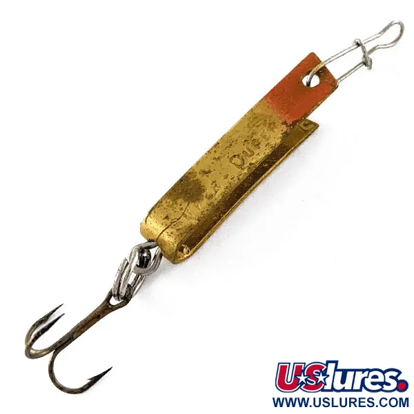 Vintage  South Bend Super-Duper 500, 3/64oz Gold fishing spoon #17114