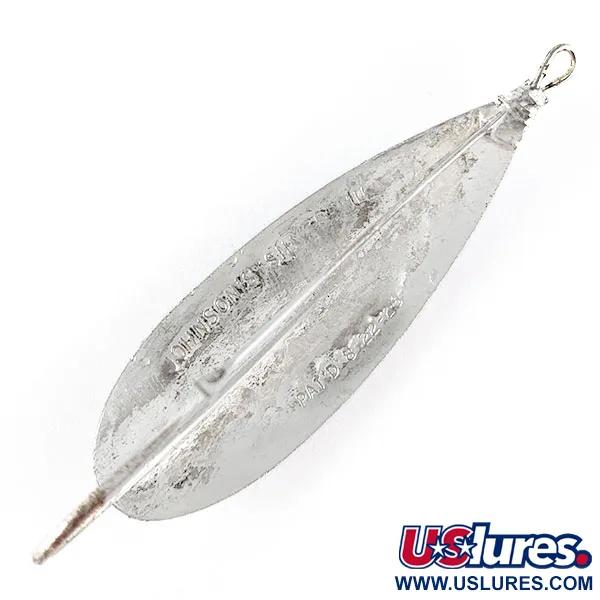 Vintage   Johnson Silver Minnow, 2/5oz Silver fishing spoon #17126