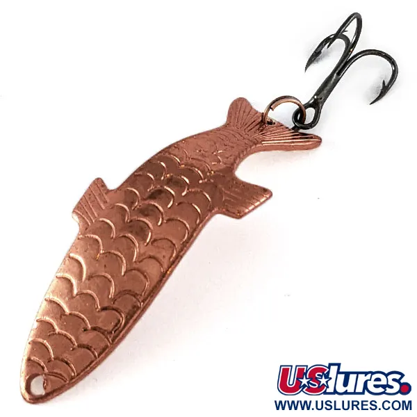 Vintage   Acme Phoebe, 1/4oz Copper fishing spoon #17151