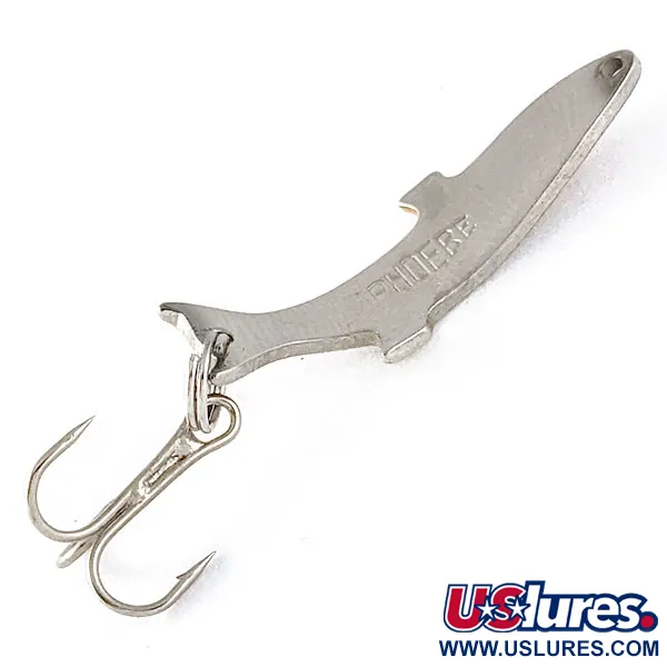 Vintage   Acme Phoebe, 3/32oz Nickel/orange fishing spoon #17157