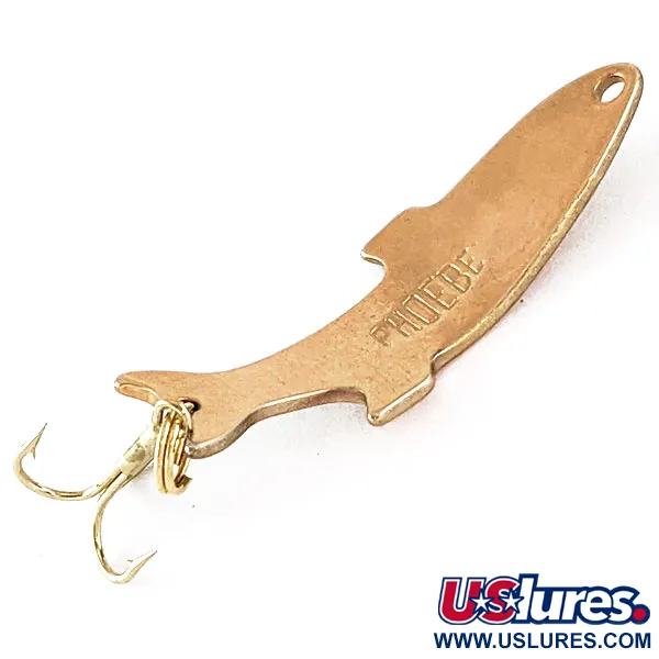 Vintage   Acme Phoebe, 1/8oz Fire Tiger fishing spoon #17159