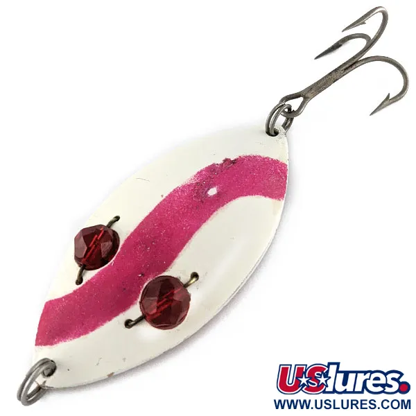 Vintage  Hofschneider Red Eye Wiggler, 1oz  fishing spoon #17172