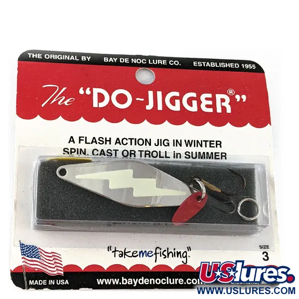   Bay de Noc Do-Jigger #3 UV, 1/3oz  fishing spoon #17535
