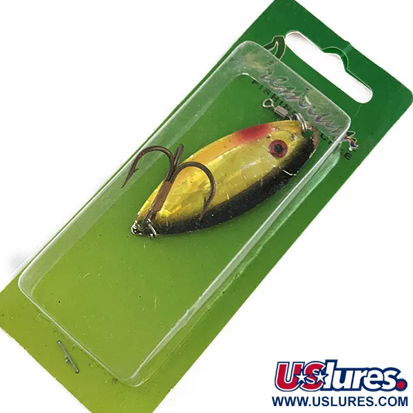   Wahoo Key Largo Swim'n Fin, 1/2oz  Crystal (Golden Crystal /) fishing spoon #24301