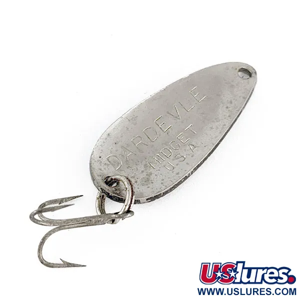 Vintage  Eppinger Dardevle Midget, 3/16oz Black Devle fishing spoon #17198