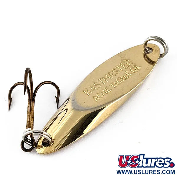 Vintage  Acme Kastmaster, 3/8oz Gold fishing spoon #17215