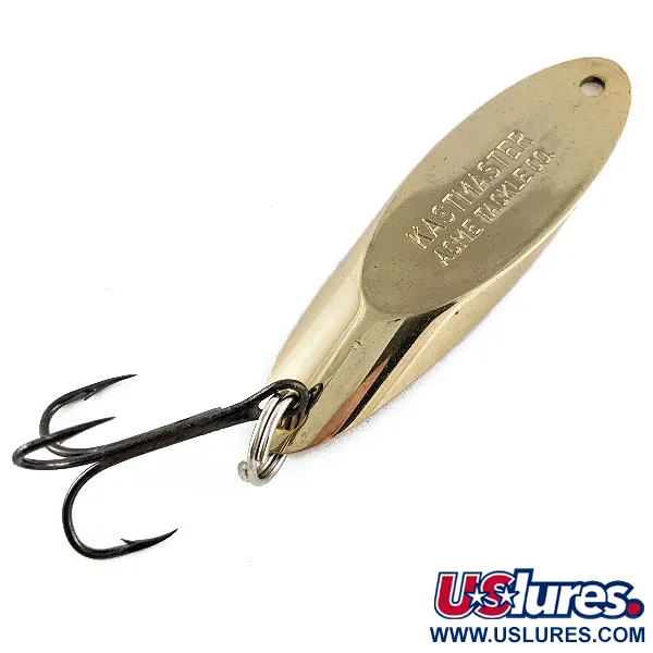 Vintage  Acme Kastmaster, 3/8oz Gold fishing spoon #17216