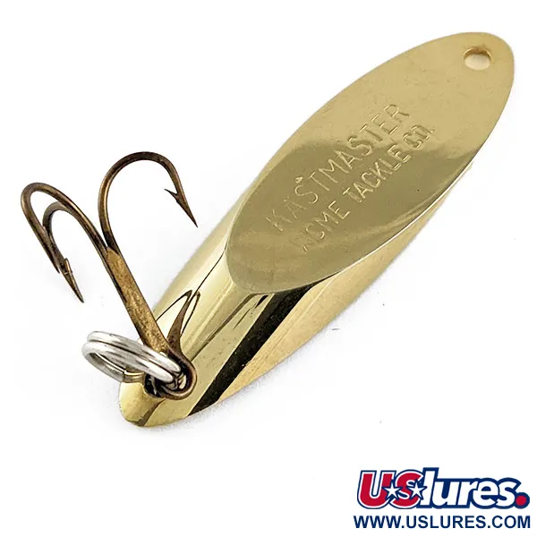 Vintage  Acme Kastmaster, 1/2oz Gold fishing spoon #17223