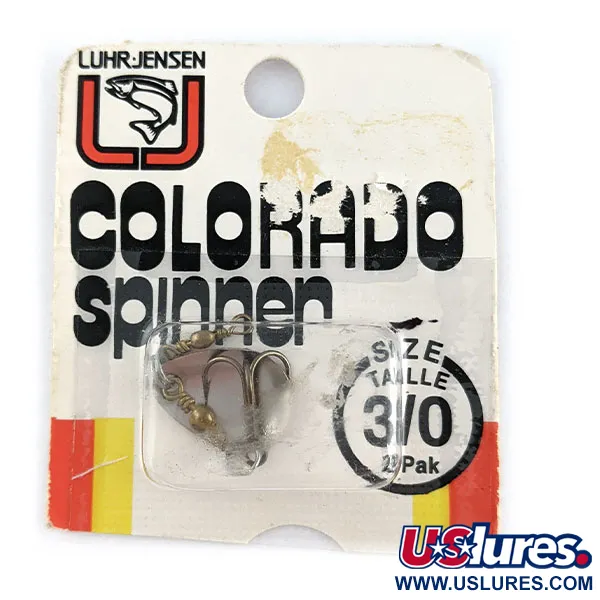   Luhr Jensen Colorado Spinner, 3/64oz Nickel spinning lure #17248