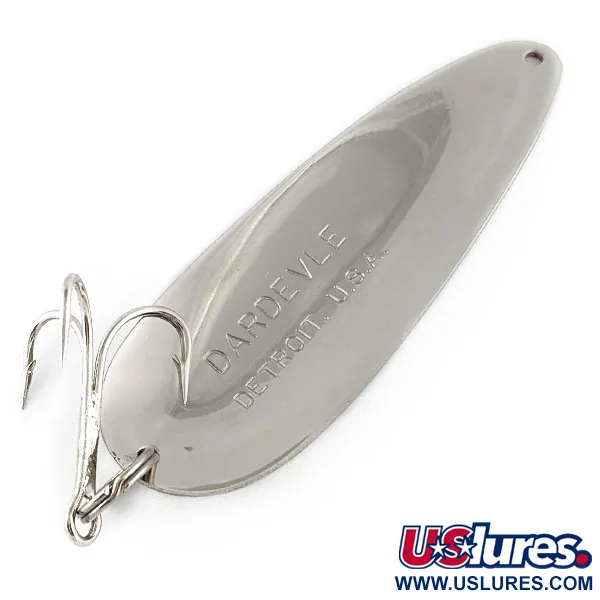 Vintage  Eppinger Dardevle, 1oz Nickel fishing spoon #17269