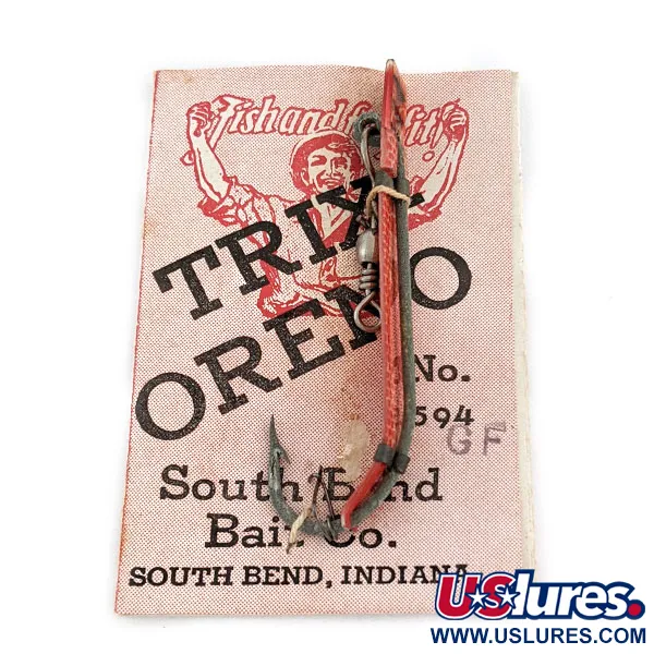  South Bend Trix-Oreno, 1/16oz Red fishing spoon #17296