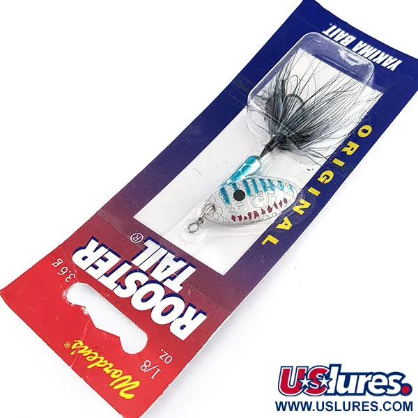  Yakima Bait Worden’s Original Rooster Tail, 1/8oz Blue Pirate spinning lure #17305