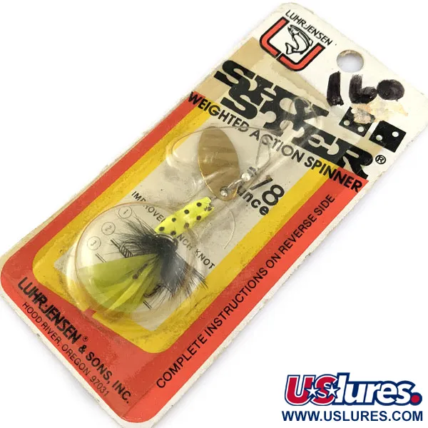   Luhr Jensen Shyster, 1/8oz Gold spinning lure #17309