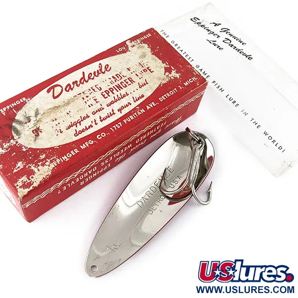  Eppinger Dardevle, 1oz Red Devle fishing spoon #17311